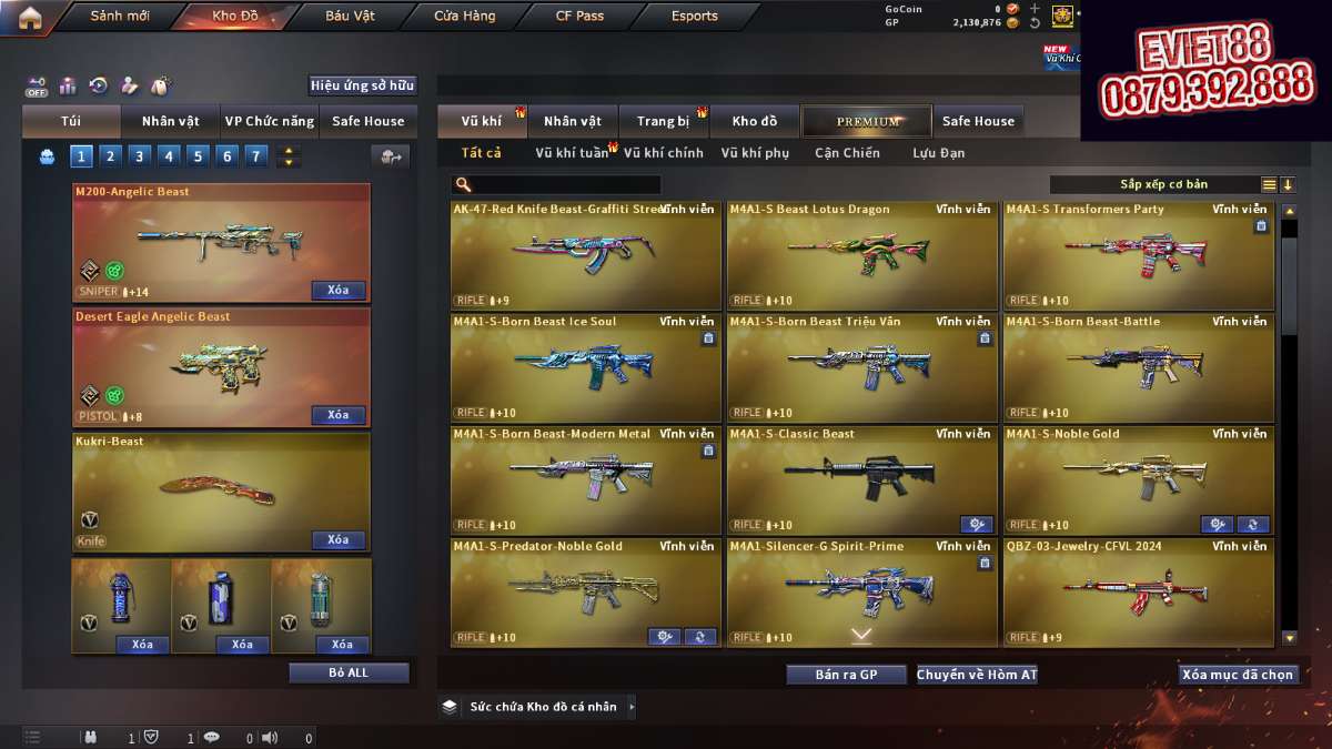 shop acc cf uy tin gia re